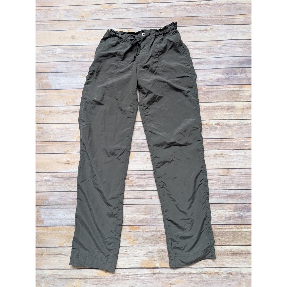 Patagonia 58115SP12 Hiking Pants Womens 2 Nylon Green Drawstring Waist Vietnam